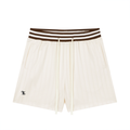 Unisex Striped Drawstring Shorts