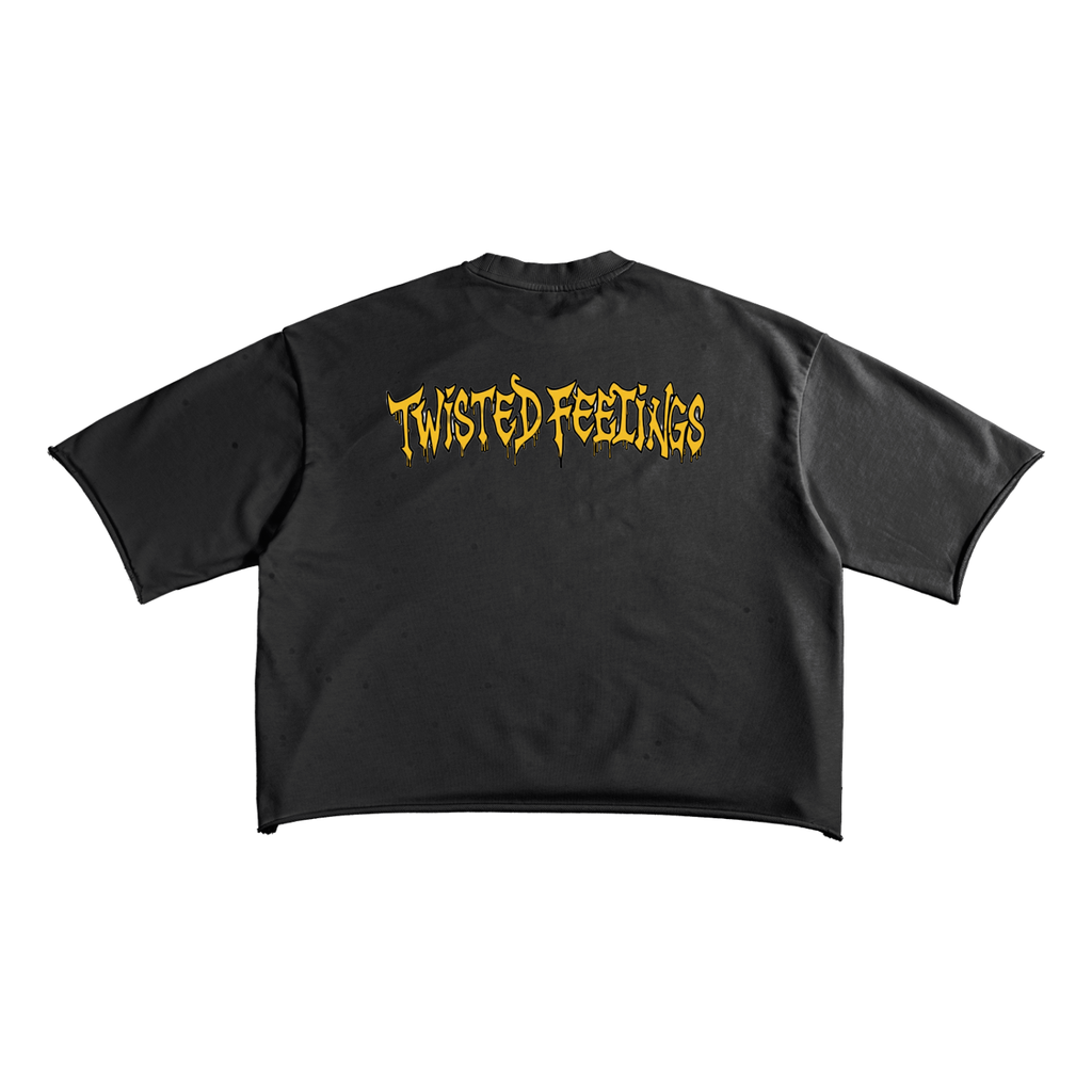 French Terry Raw Edge T-Shirt