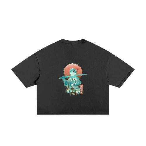 Classic Frayed Boxy Tee