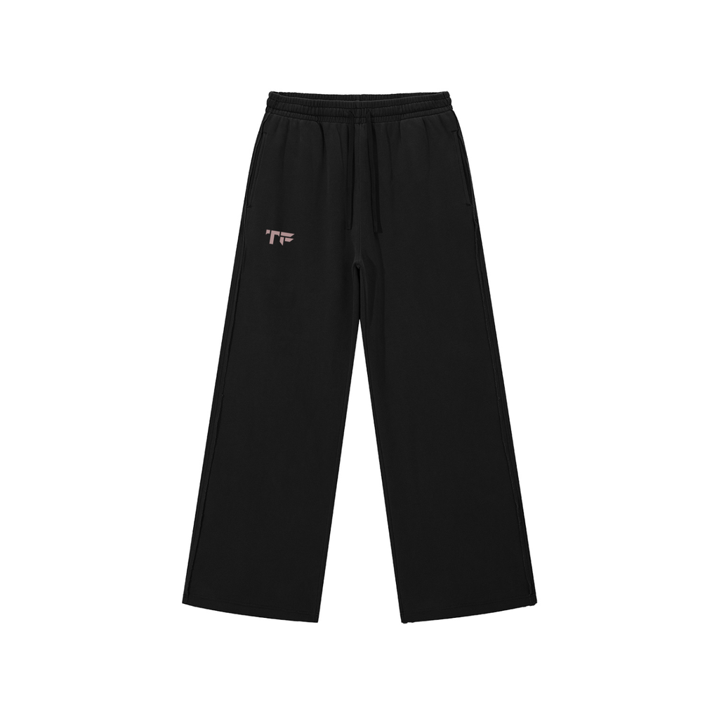 Snow Washed Raw Edge Sweatpants