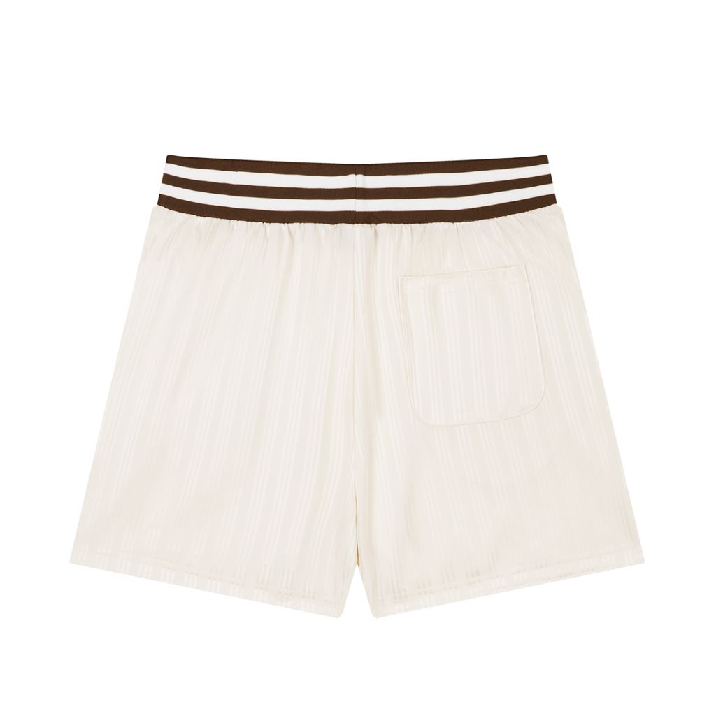 Unisex Striped Drawstring Shorts