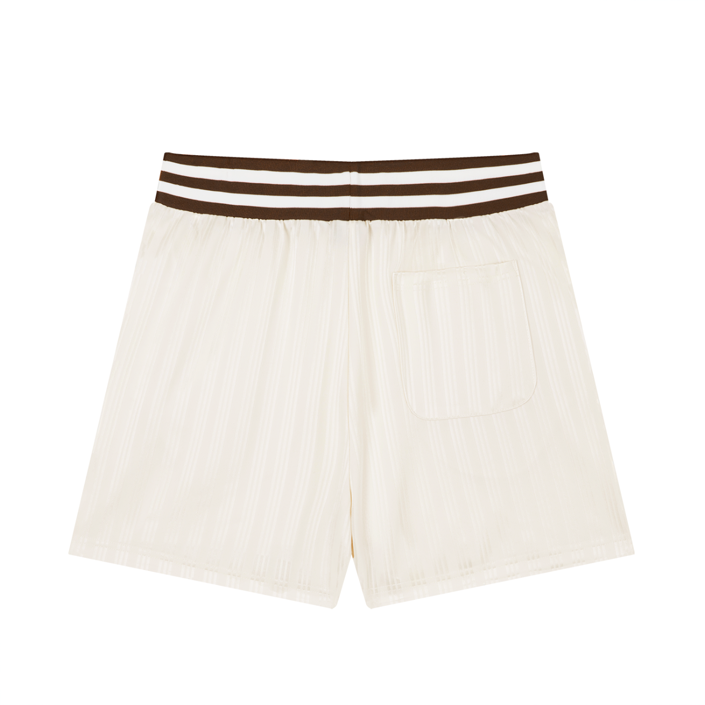 Unisex Striped Drawstring Shorts