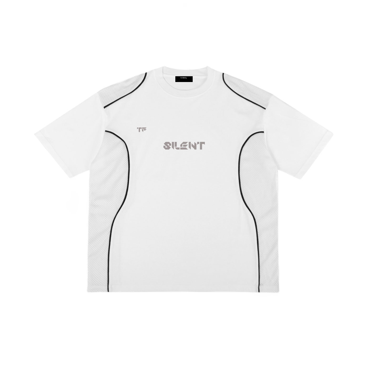 Contrast Piped Panel T-Shirt