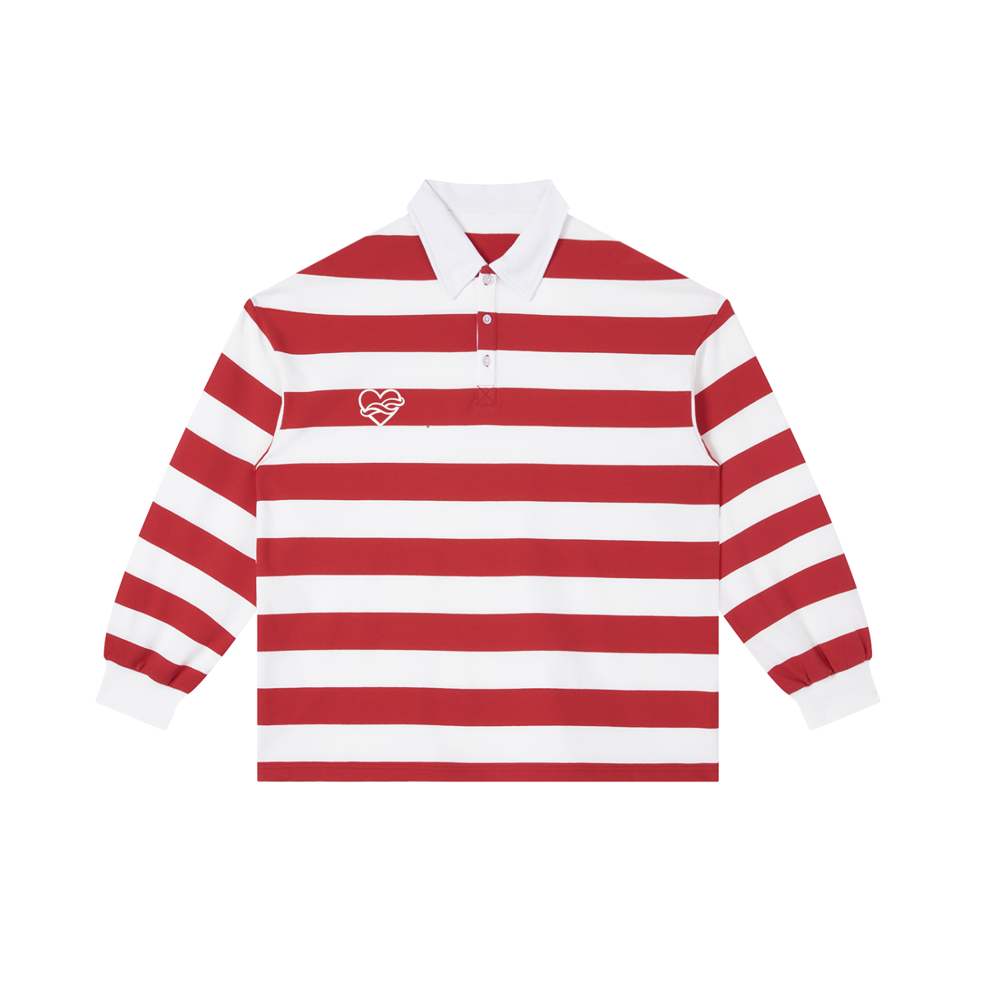 Color Block Stripe Polo Shirt
