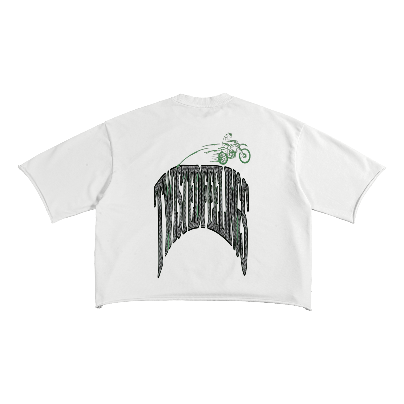 French Terry Raw Edge T-Shirt
