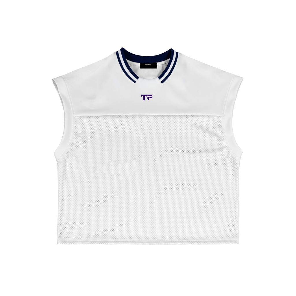 Loose Sleeveless Mesh T-Shirt
