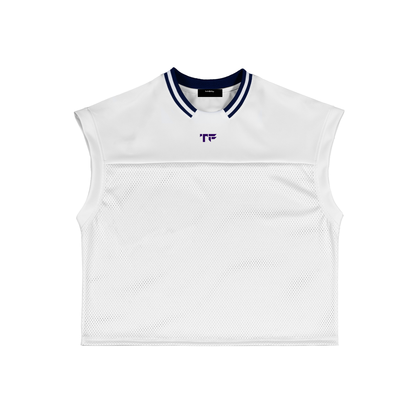 Loose Sleeveless Mesh T-Shirt