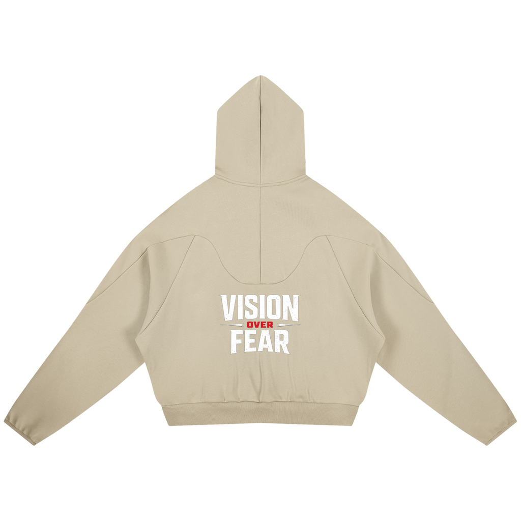 Curved Panel Raglan Hoodie