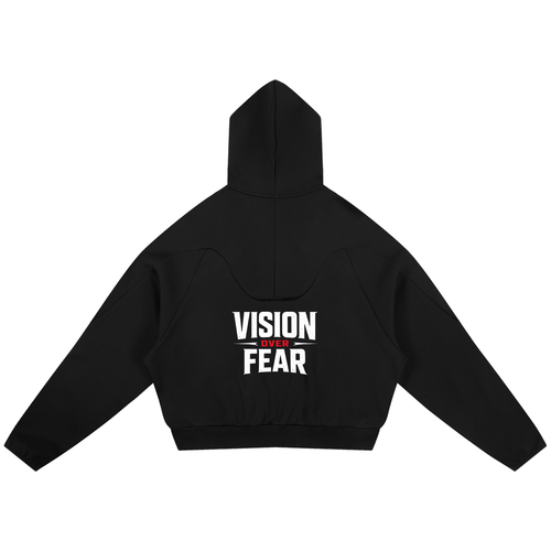 Curved Panel Raglan Hoodie